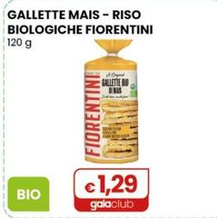 Fiorentini - Gallette Mais - Riso Biologiche 120 G