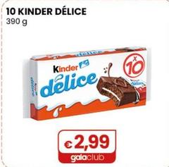 Kinder - 10 Délice 390 G