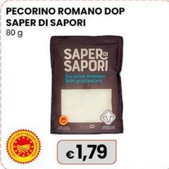 Saper Di Sapori - Pecorino Romano DOP 80 G