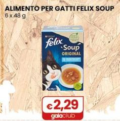 Purina - Alimento Per Gatti Felix Soup 6 X 48 G