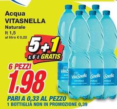 Vitasnella - Acqua Naturale