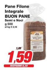 Buon pane - Pane Filone Integrale