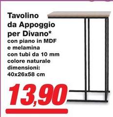 Tavolino Da Appoggio Per Divano*