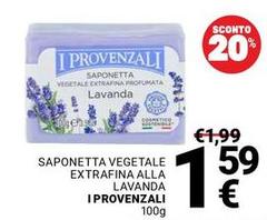 I Provenzali - Saponetta Vegetale Extrafina Alla Lavanda