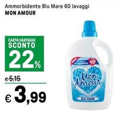 Mon Amour - Ammorbidente Blu Mare 60 Lavaggi