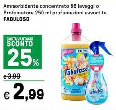 Fabuloso - Ammorbidente Concentrato 86 Lavaggi O Profumatore