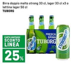 Tuborg - Birra Doppio Malto Strong, Lager O Lattina Lager