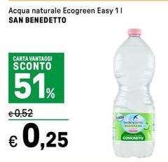 San Benedetto - Acqua Naturale Ecogreen Easy