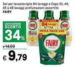 Fairy - Gel Per Lavastoviglie O Caps 