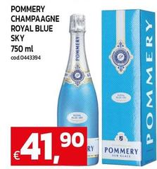 Pommery -  Champaagne Royal Blue Sky