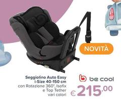 Be Cool - Sggiolino Auto Easy I-Size 40-150 Cm