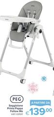 Peg Perego - Seggiolone Prima Pappar Follow Me