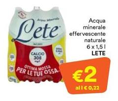 Lete - Acqua Minerale Effervescente Naturale