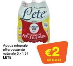 Lete - Acqua Minerale Effervescente Naturale