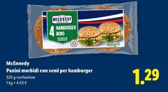 Mcennedy - Panini Morbidi Con Semi Per Hamburger