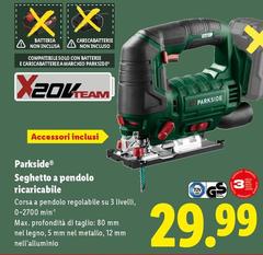 Parkside - Seghetto A Pendolo Ricaricabile