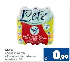 Lete - Acqua Minerale Effervescente Naturale