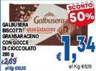 Galbusera - Biscotti Gran Saraceno Con Gocce Di Cioccolato