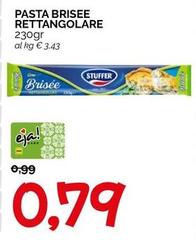 Stuffer - Pasta Brisée Rettangolare