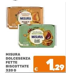 Misura - Dolcesenza Fette Biscottate
