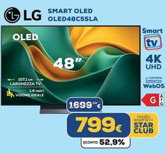 LG - OLED 48C55LA TV, Smart TV