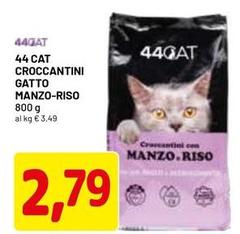 Croccantini Gatto Manzo-Riso