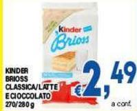 Kinder - Brioss Classica/Latte Ecioccolato