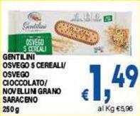 Gentilini - Osvego 5 Cereali/Osvego Cioccolato/Novellin Grano Saraceno