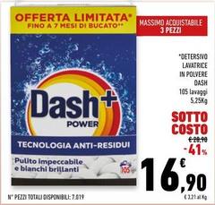 Dash - Detersivo Lavatrice In Polvere