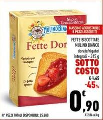 Mulino Bianco - Fette Biscottate