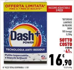 Dash - Detersivo Lavatrice In Polvere