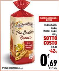 Mulino Bianco - Pan Bauletto Bianco