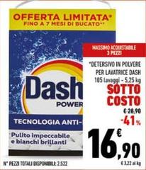 Dash - Detersivo In Polvere Per Lavatrice