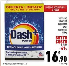 Dash - Detersivo Lavatrice In Polvere