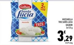 Galbani - Mozzarella Tris Santa Lucia