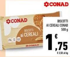Conad - Biscotti Ai Cereali