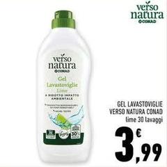 Conad - Gel Lavastoviglie Verso Natura