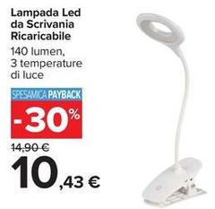 Luce - Lampada Led Da Scrivania Ricaricabile
