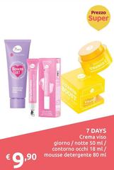 7 Days - Crema Viso Giorno/Contorno Occhi/Mousse Detergente