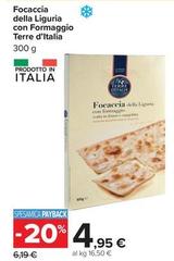 Terre d'Italia - Focaccia Della Liguria Con Formaggio