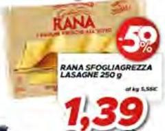 Rana - Sfogliagrezza Lasagne