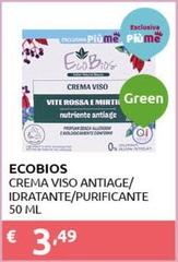 Ecobios - Crema Viso Antiage/Idratante/Purificante