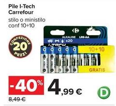 Selection carrefour - Pile I-Tech