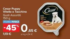 Cesar - Puppy Vitello O Tacchino