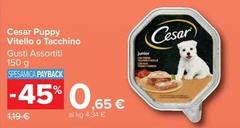 Cesar - Puppy Vitello O Tacchino