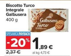 Galbusera - Biscotto Turco Integrale