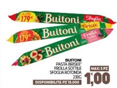 Buitoni - Pasta Brisee Frolla Sottile Sfoglia Rotonda
