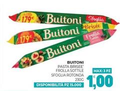 Buitoni - Pasta Brisee Frolla Sottile Sfoglia Rotonda
