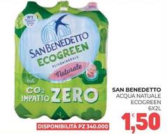 San Benedetto - Acqua Naturale Ecogreen