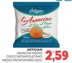 Artigianpiada - Arancini Medio Crocche'napoletano Medio Prontoforno